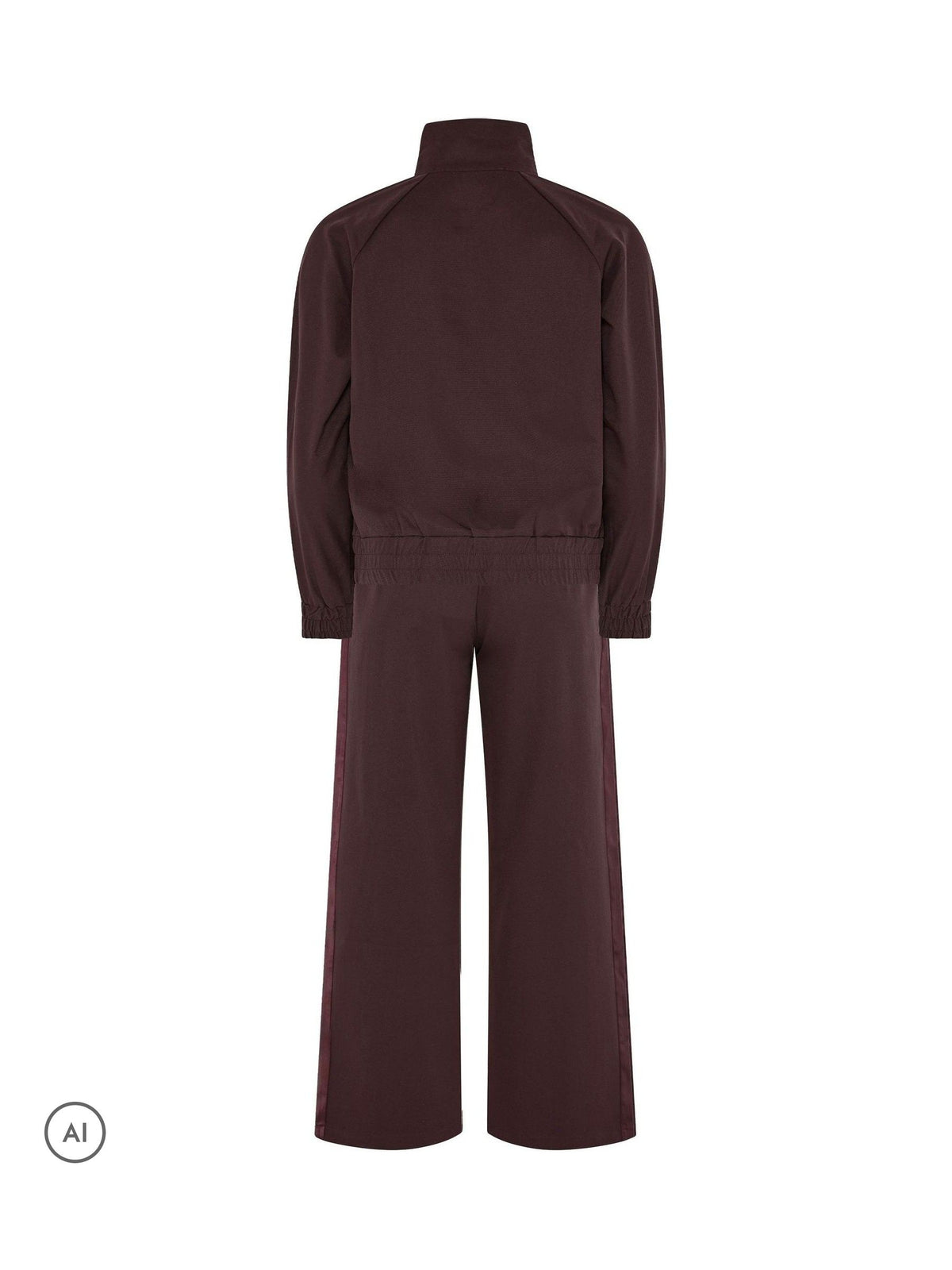 PixieGirl Petite Red Satin Trim Wide Leg Trousers & Jacket Set - image 7