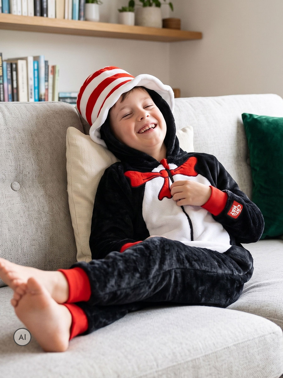 Character Black The Cat In The Hat Onesie - image 9