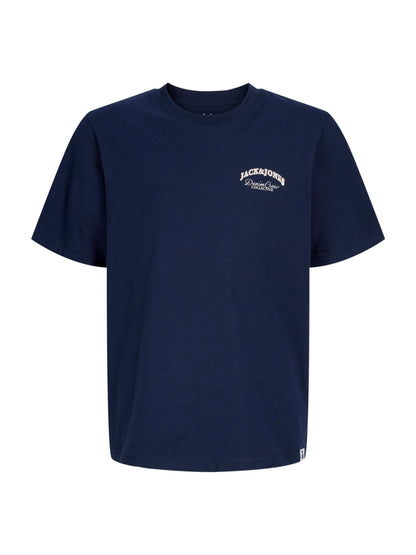 Dsiney Kidz - JACK & JONES JUNIOR Dark Blue Logo Back Print T-Shirt image 2