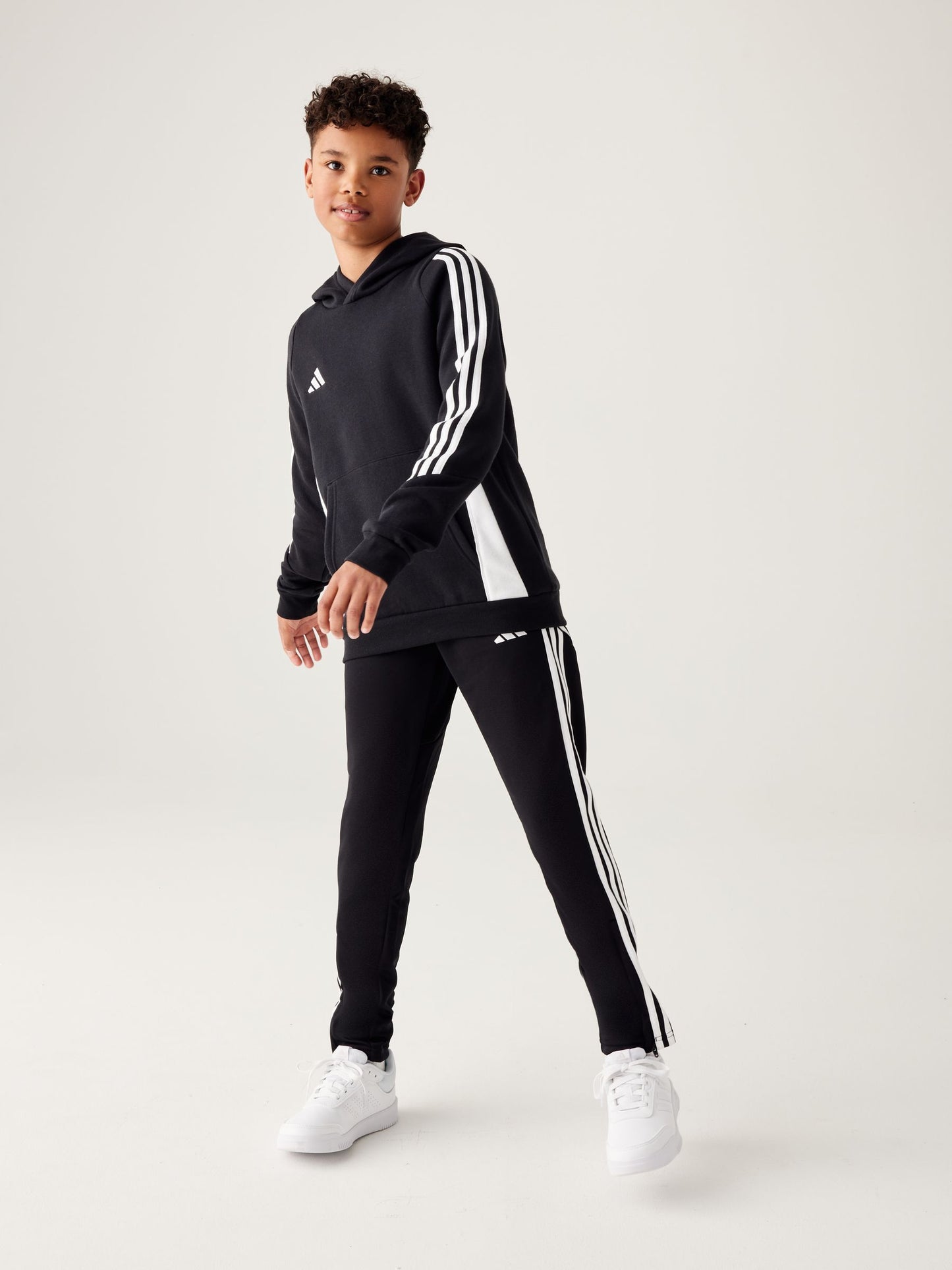 Dsiney Kidz - adidas Black/White Tiro 24 Kids Sweat Hoodie image 2