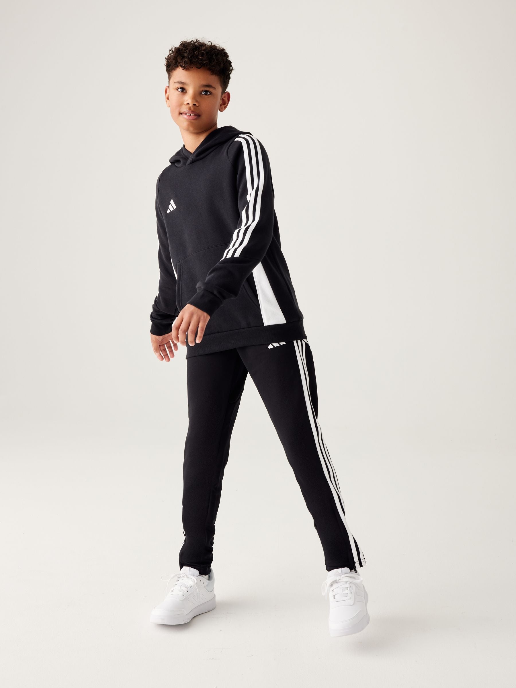 Dsiney Kidz - adidas Black/White Tiro 24 Kids Sweat Hoodie image 2