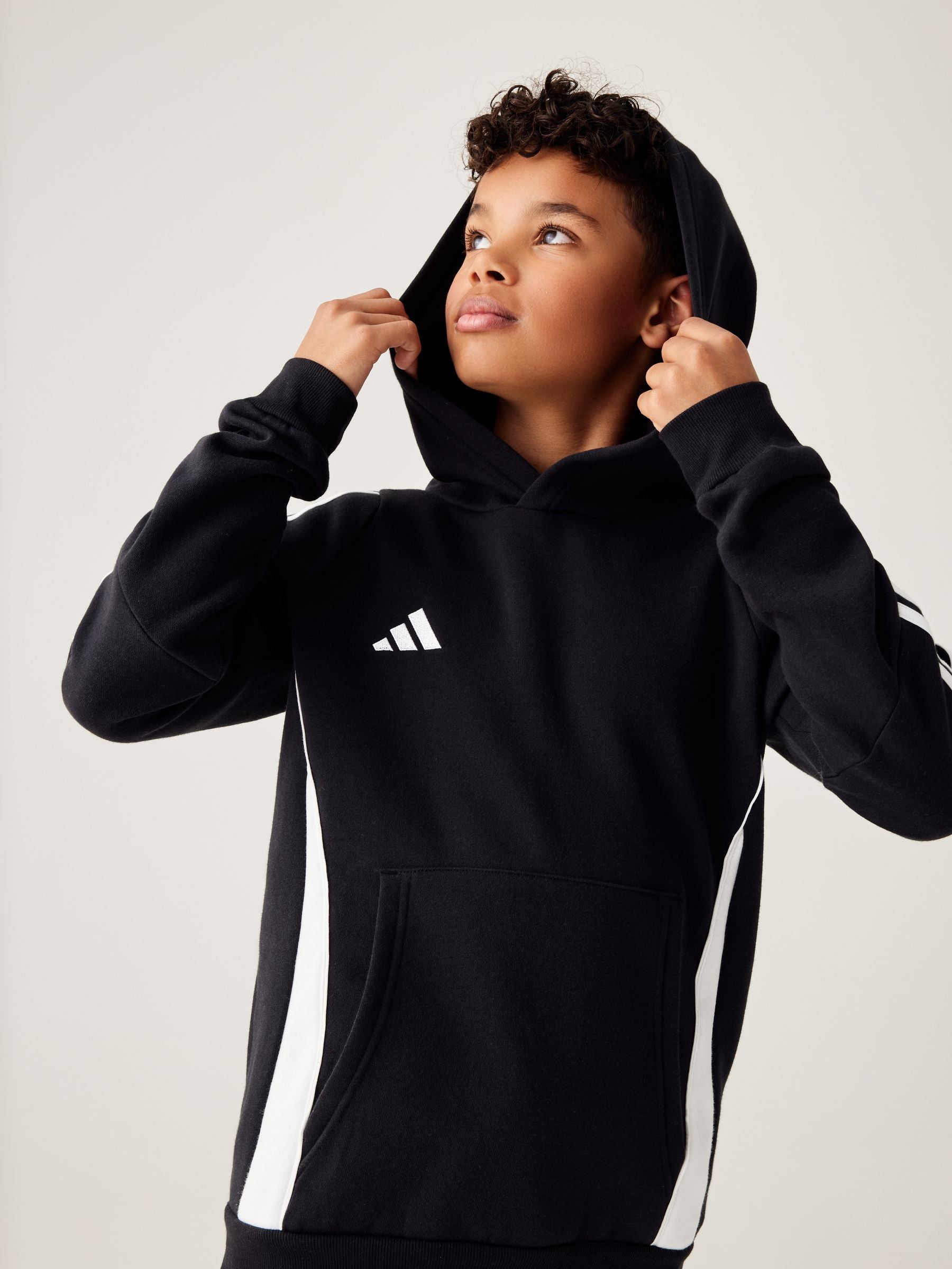 Dsiney Kidz - adidas Black/White Tiro 24 Kids Sweat Hoodie image 6