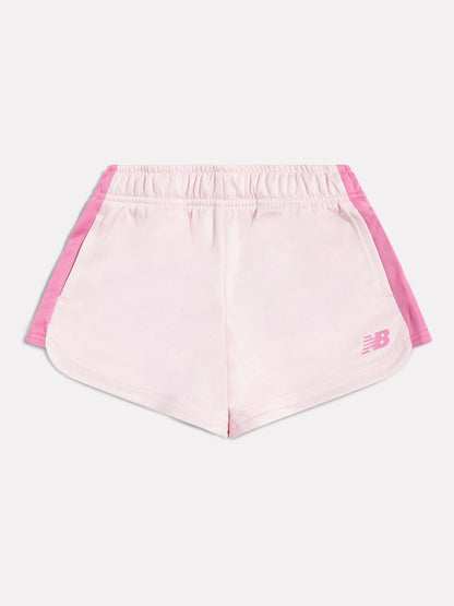 New Balance Pink Linear Team Shorts image 1