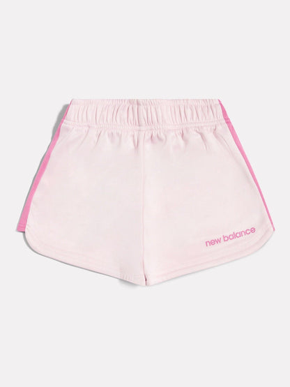New Balance Pink Linear Team Shorts image 2