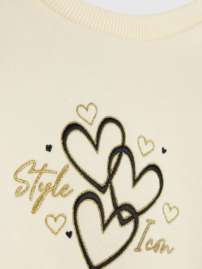 River Island Cream Sweater &  Shorts Set with Socks - image 5