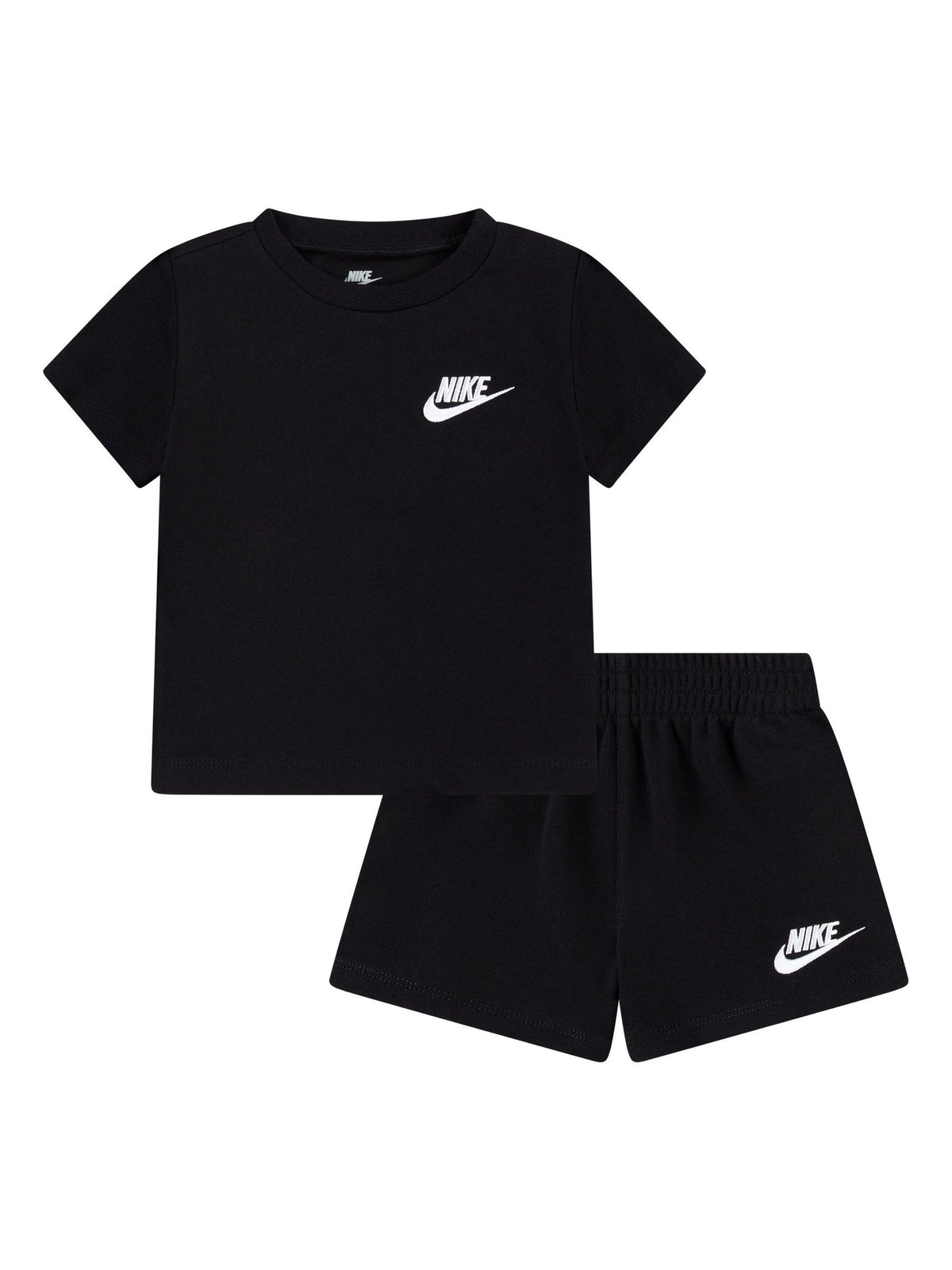 Nike Black Infant Small Logo Top and Shorts Set image 1