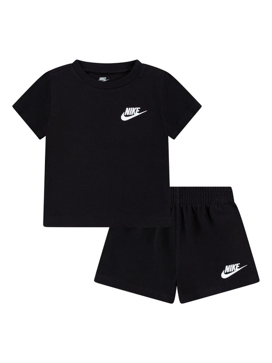 Nike Black Infant Small Logo Top and Shorts Set image 1