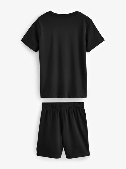 Dsiney Kidz - Nike Black Little Kids SBR Club T-Shirt and Shorts Set image 2