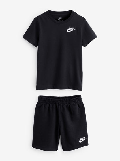 Dsiney Kidz - Nike Black Little Kids SBR Club T-Shirt and Shorts Set image 1