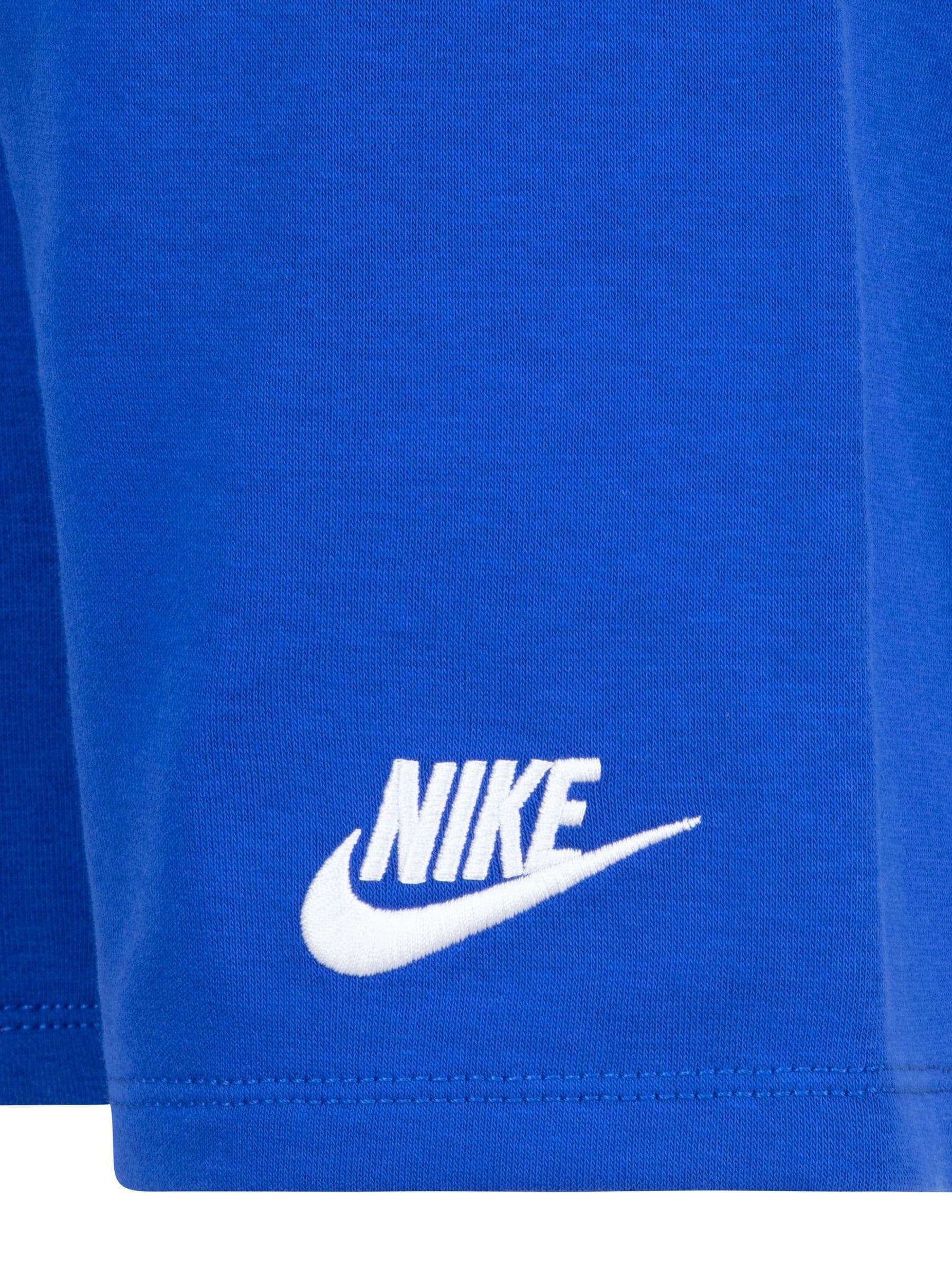Dsiney Kidz - Nike Blue Little Kids Small Logo T-Shirt and Shorts Set image 4