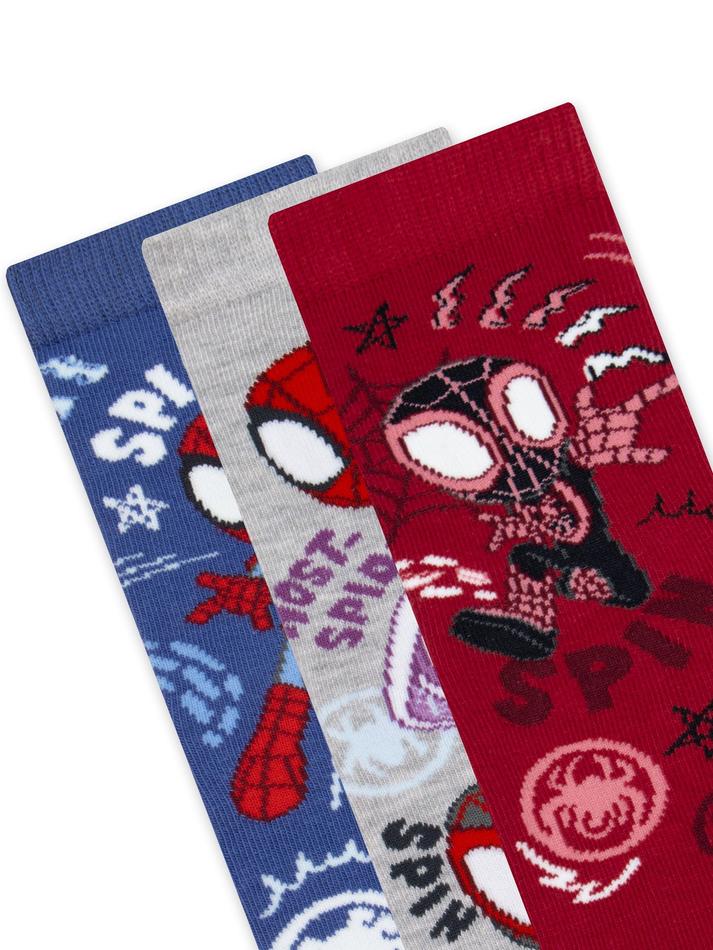 Dsiney Kidz - Character Blue Marvel Spidey And His Amazing Friends Socks 3 Pack image 2