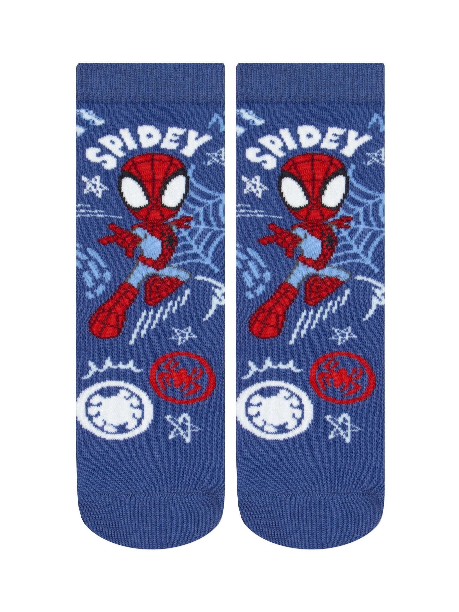 Dsiney Kidz - Character Blue Marvel Spidey And His Amazing Friends Socks 3 Pack image 5