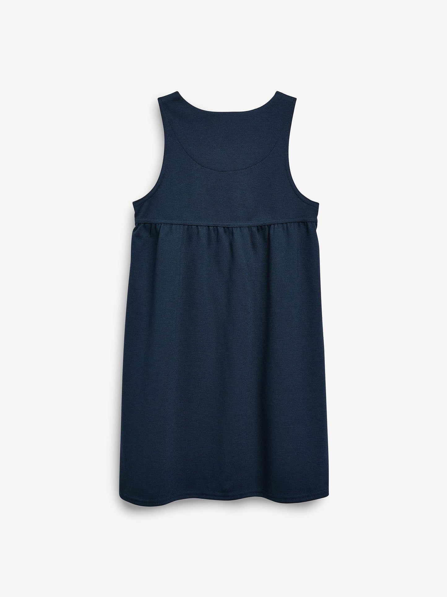 Navy Blue Jersey Stretch Pinafore School Dress (3-14yrs) image 6