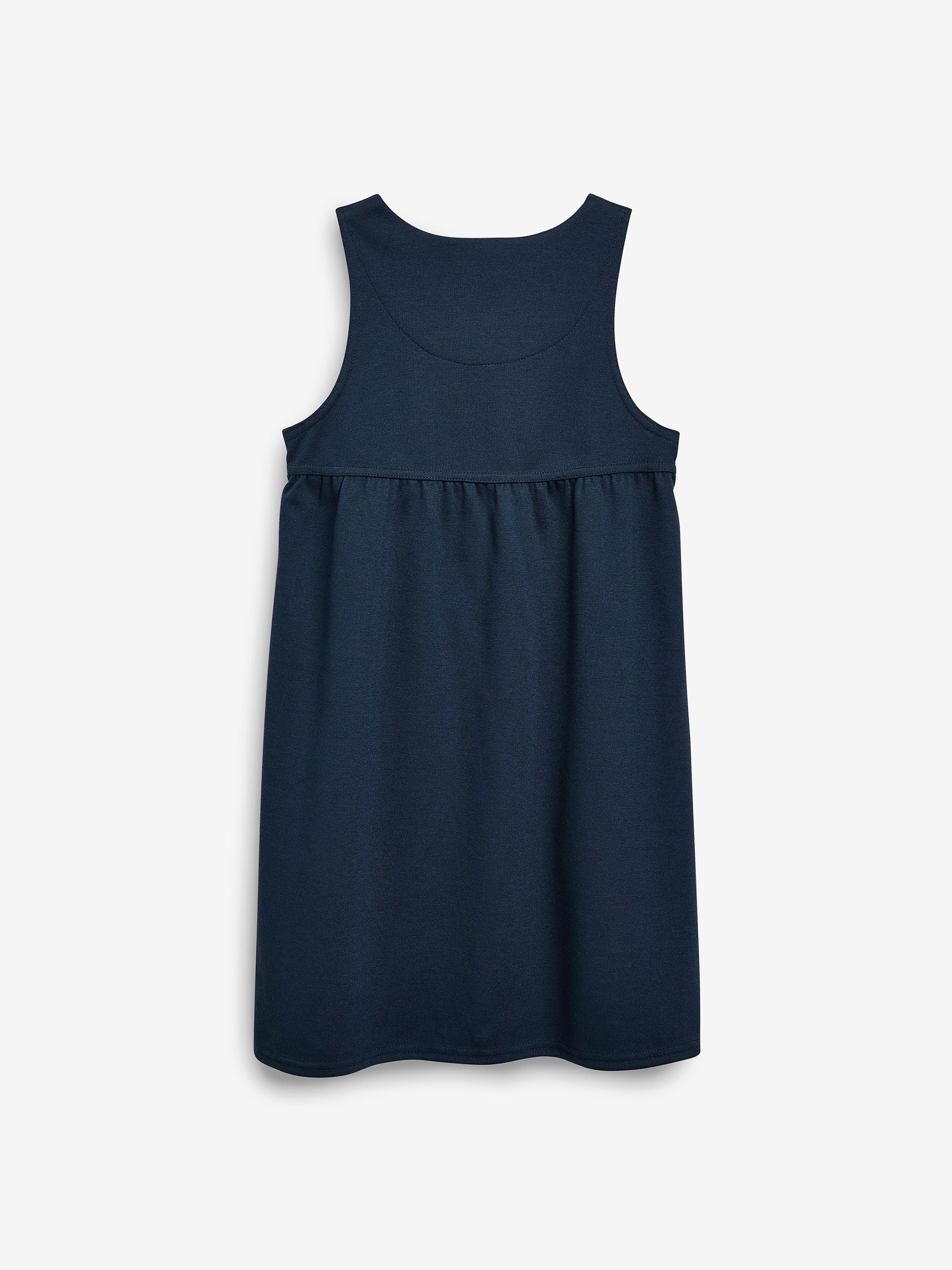 Navy Blue Jersey Stretch Pinafore School Dress (3-14yrs) image 6