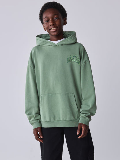Dsiney Kidz - Baker by Ted Baker Sage Green Oversized Graphic Hoodie image 1