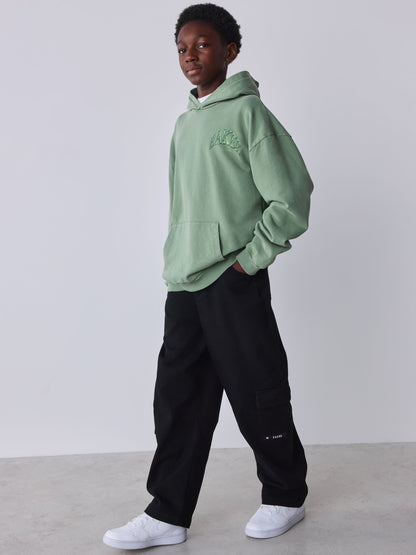 Dsiney Kidz - Baker by Ted Baker Sage Green Oversized Graphic Hoodie image 2