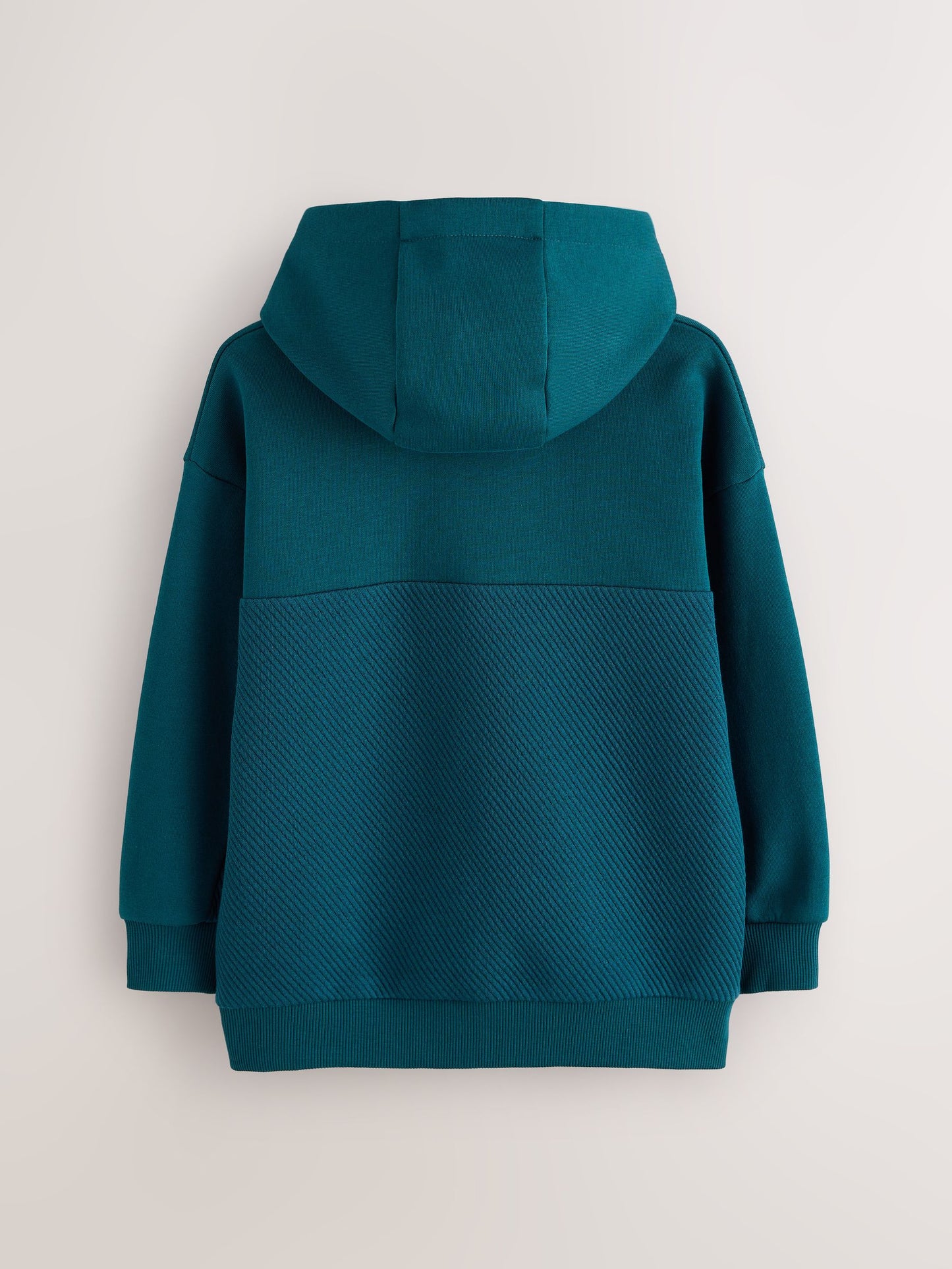Dsiney Kidz - Baker by Ted Baker Teal Blue Oversized Textured Hoodie image 2