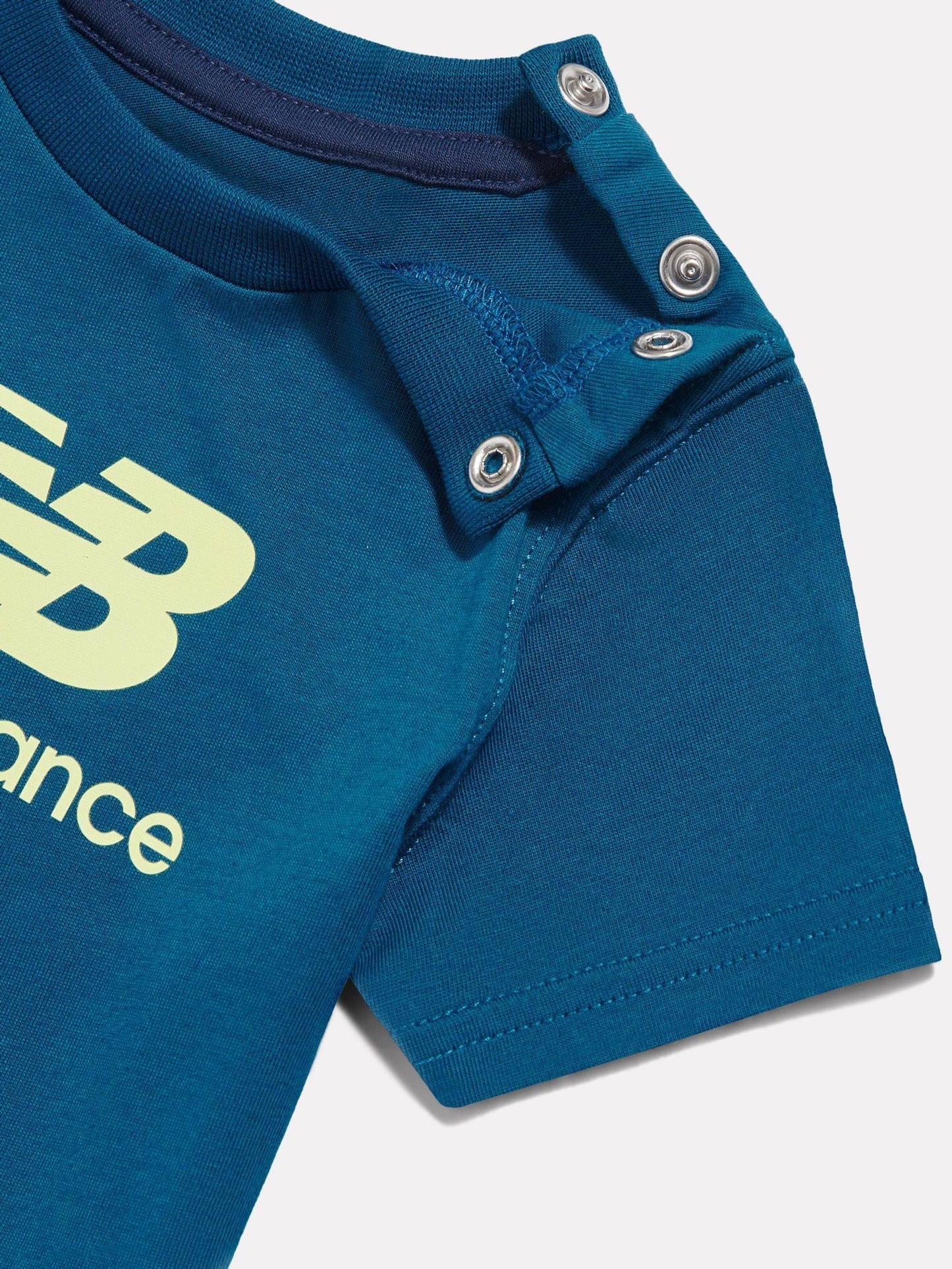 Dsiney Kidz - New Balance Blue Stacked Graphic T-Shirt & Shorts Set image 4