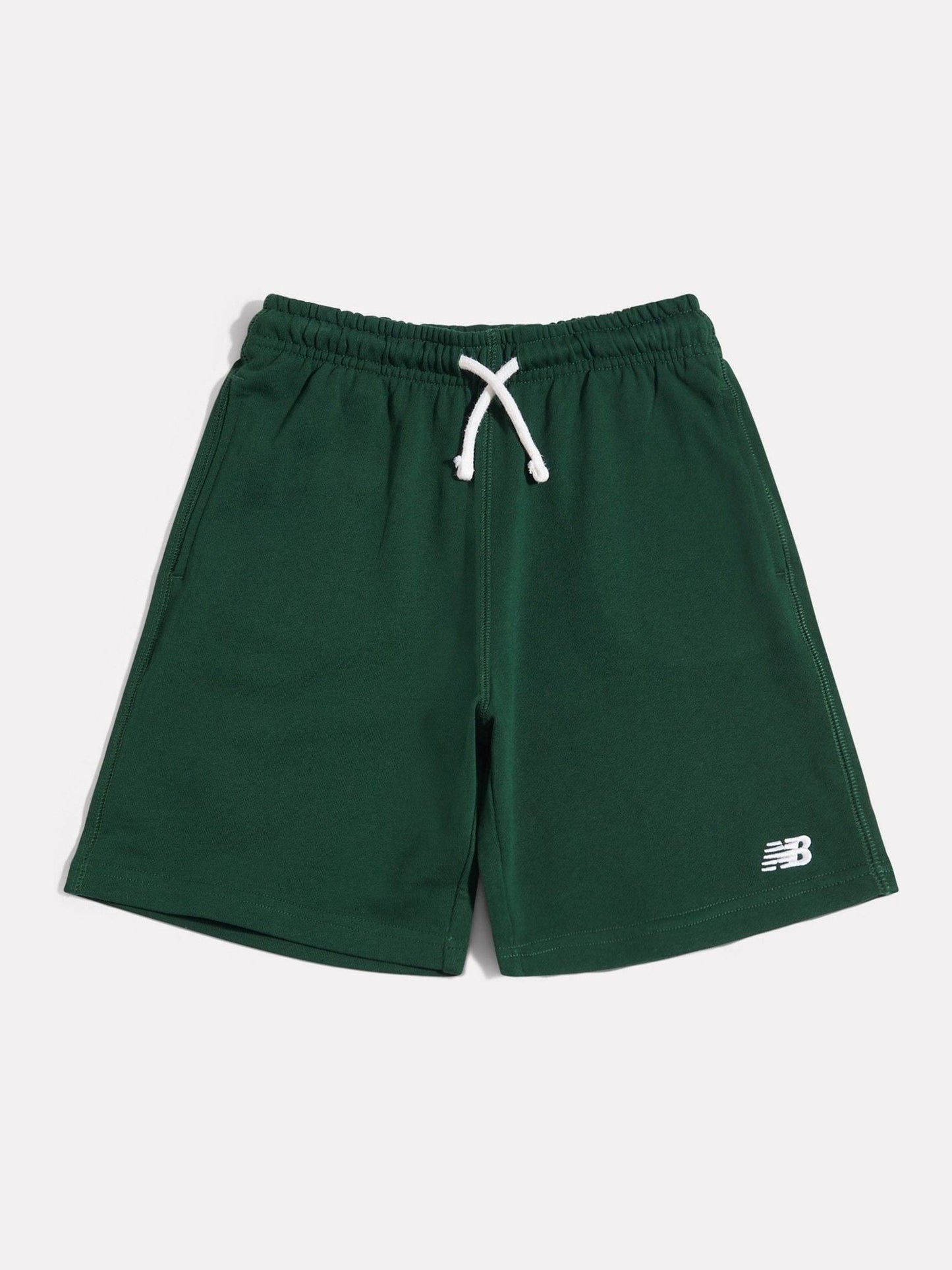 Dsiney Kidz - New Balance Green French Terry Small Logo Shorts image 1