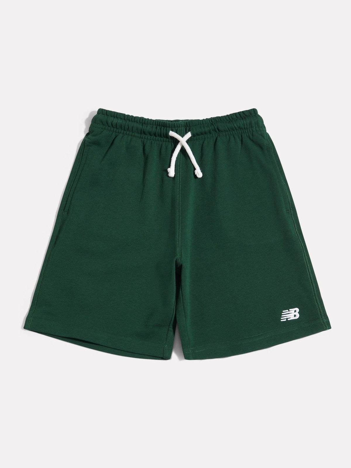 Dsiney Kidz - New Balance Green French Terry Small Logo Shorts image 1