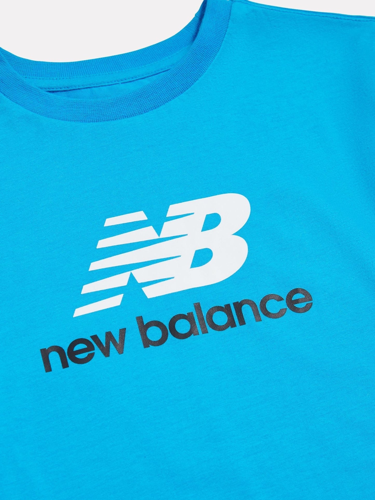 Dsiney Kidz - New Balance Blue Stacked Logo T-Shirt image 3