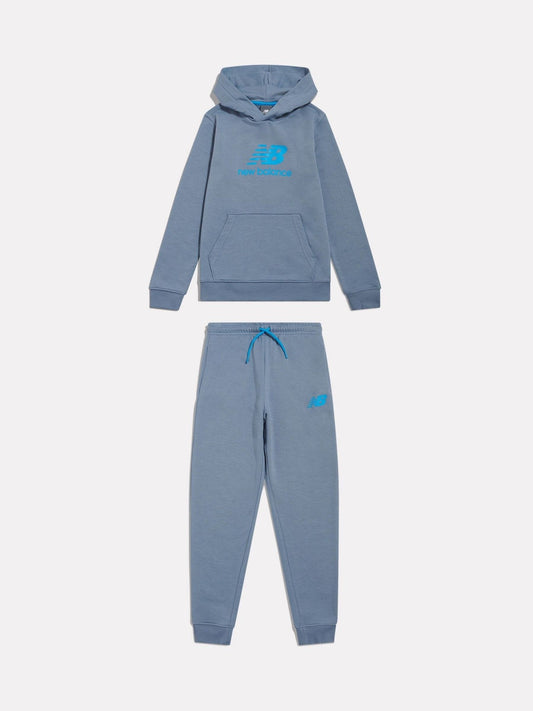Disney Kidz - New Balance Blue French Terry Logo Hoodie Jogger Set image 1