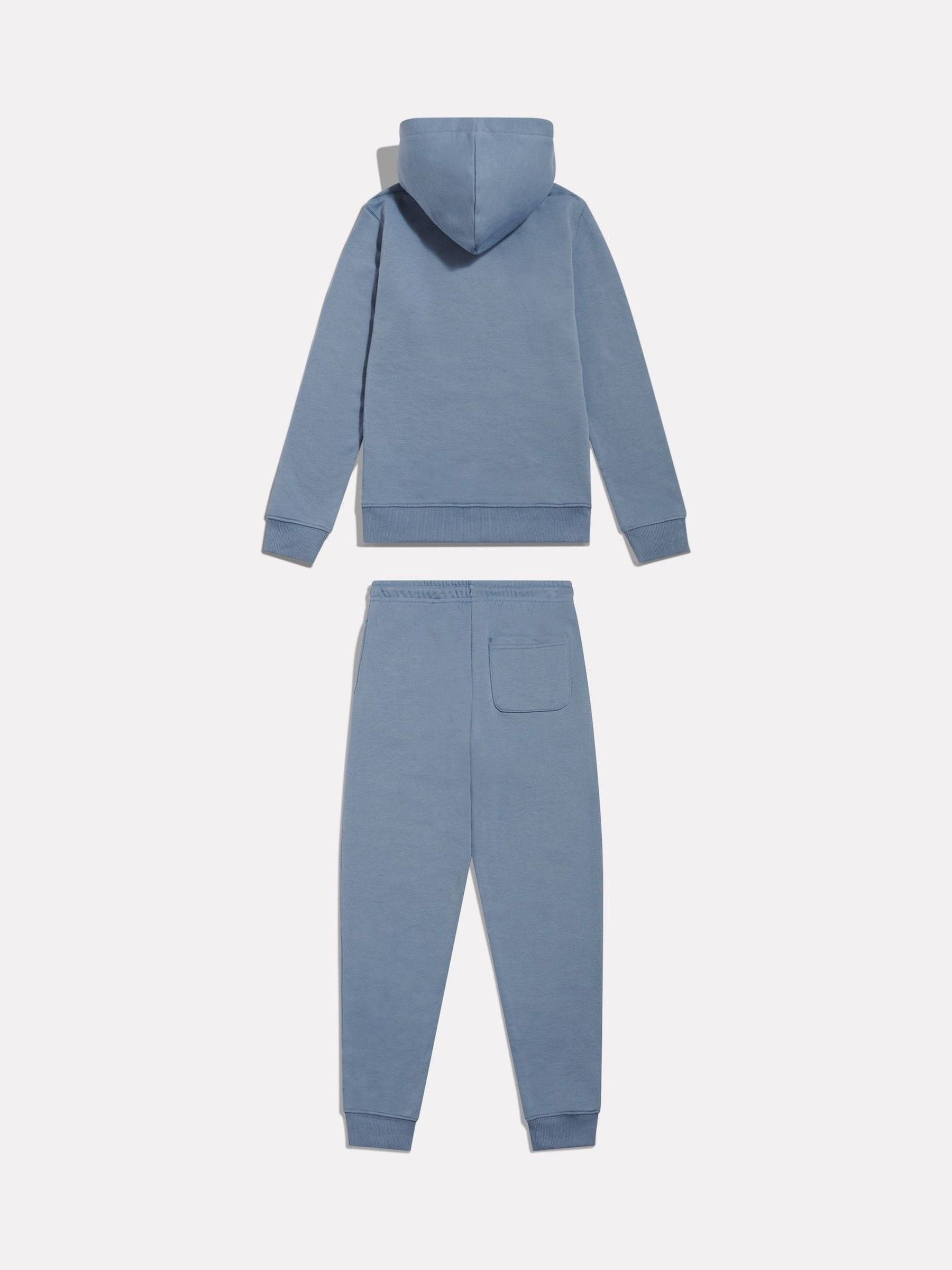 Dsiney Kidz - New Balance Blue French Terry Logo Hoodie Jogger Set image 2