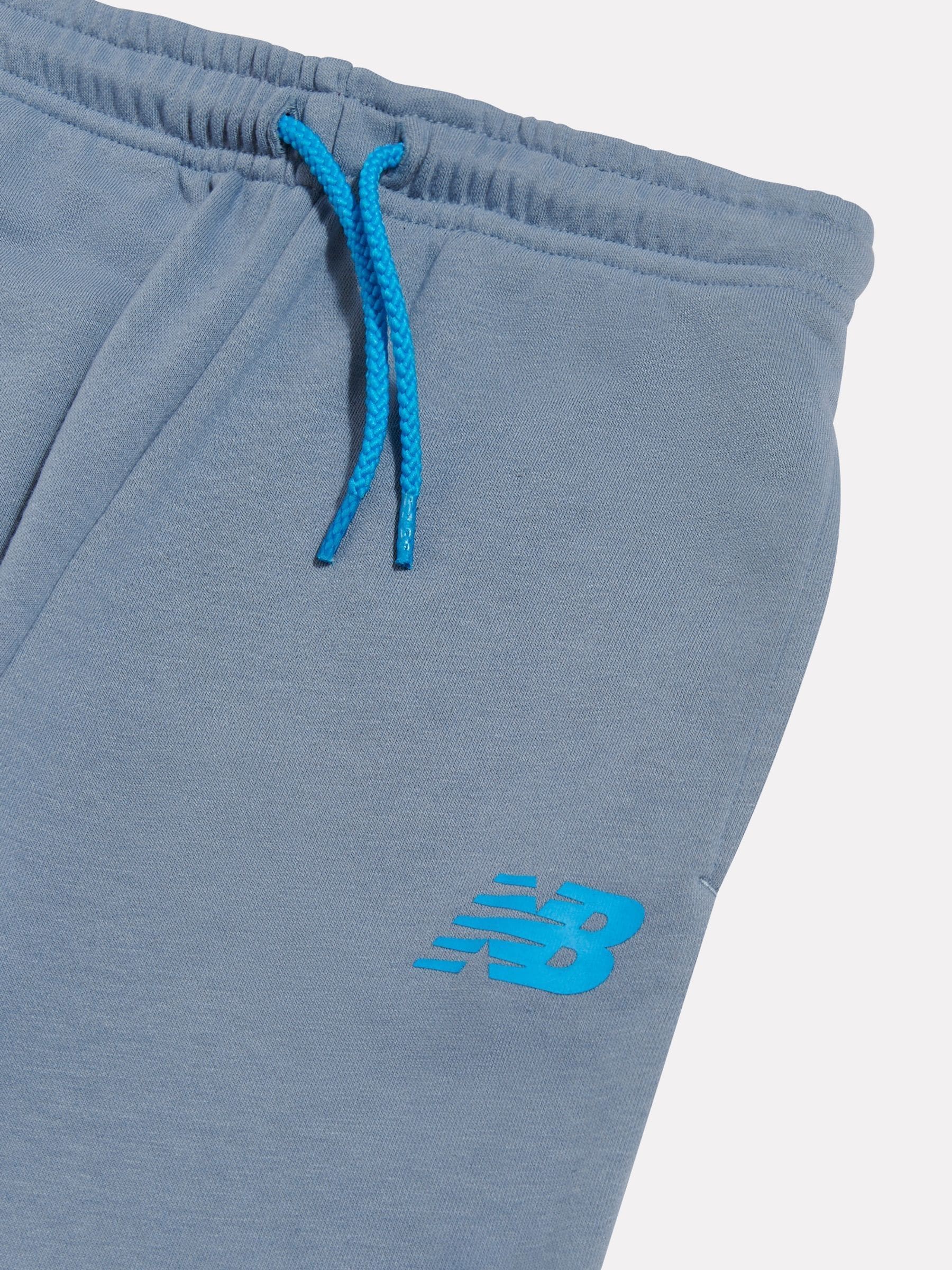 Dsiney Kidz - New Balance Blue French Terry Logo Hoodie Jogger Set image 5
