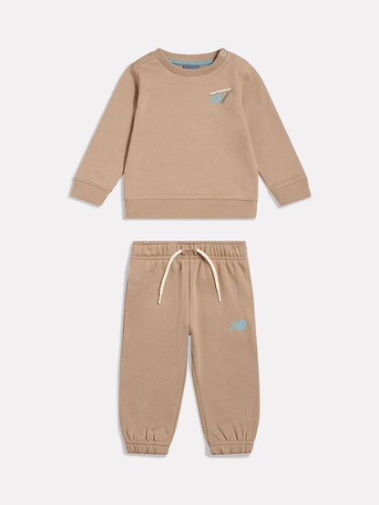 Dsiney Kidz - New Balance Natural Running French Terry Crew & Joggers Set image 2
