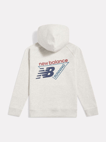 Dsiney Kidz - New Balance White Athletics Running Graphic Hoodie image 1