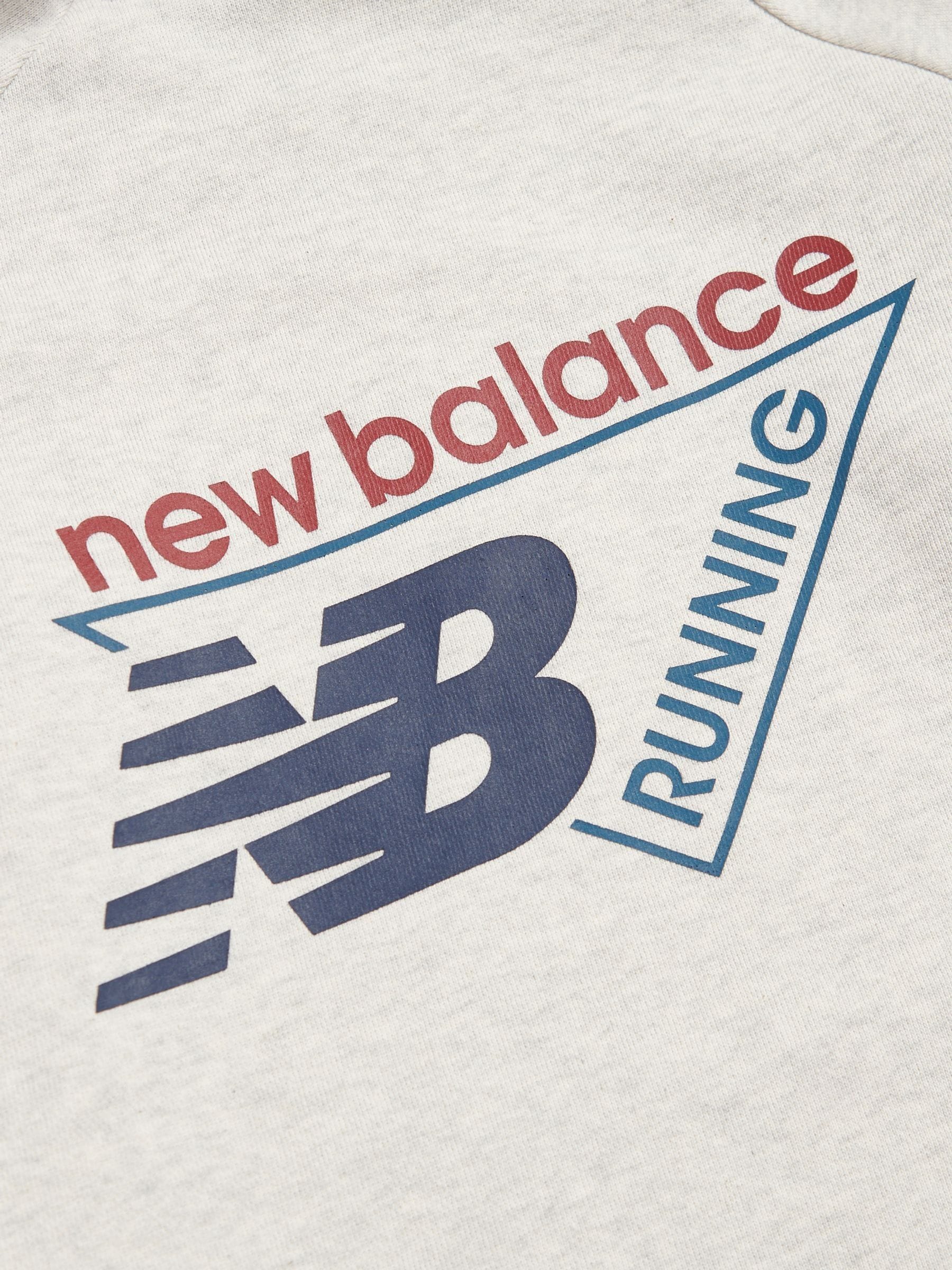 Dsiney Kidz - New Balance White Athletics Running Graphic Hoodie image 4
