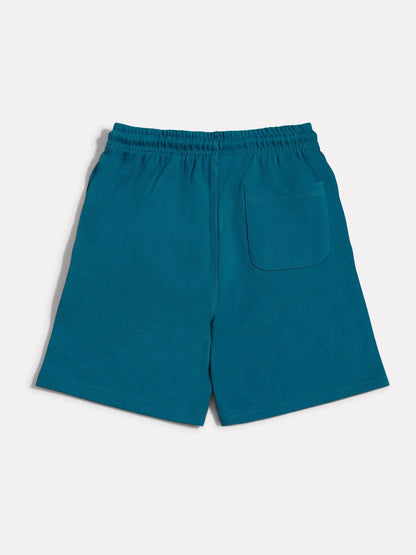 Dsiney Kidz - New Balance Blue French Terry Small Logo Shorts image 2