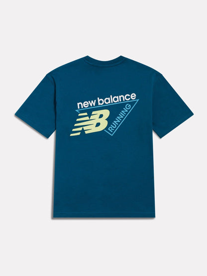 Dsiney Kidz - New Balance Blue Athletics Running Graphic T-Shirt image 2