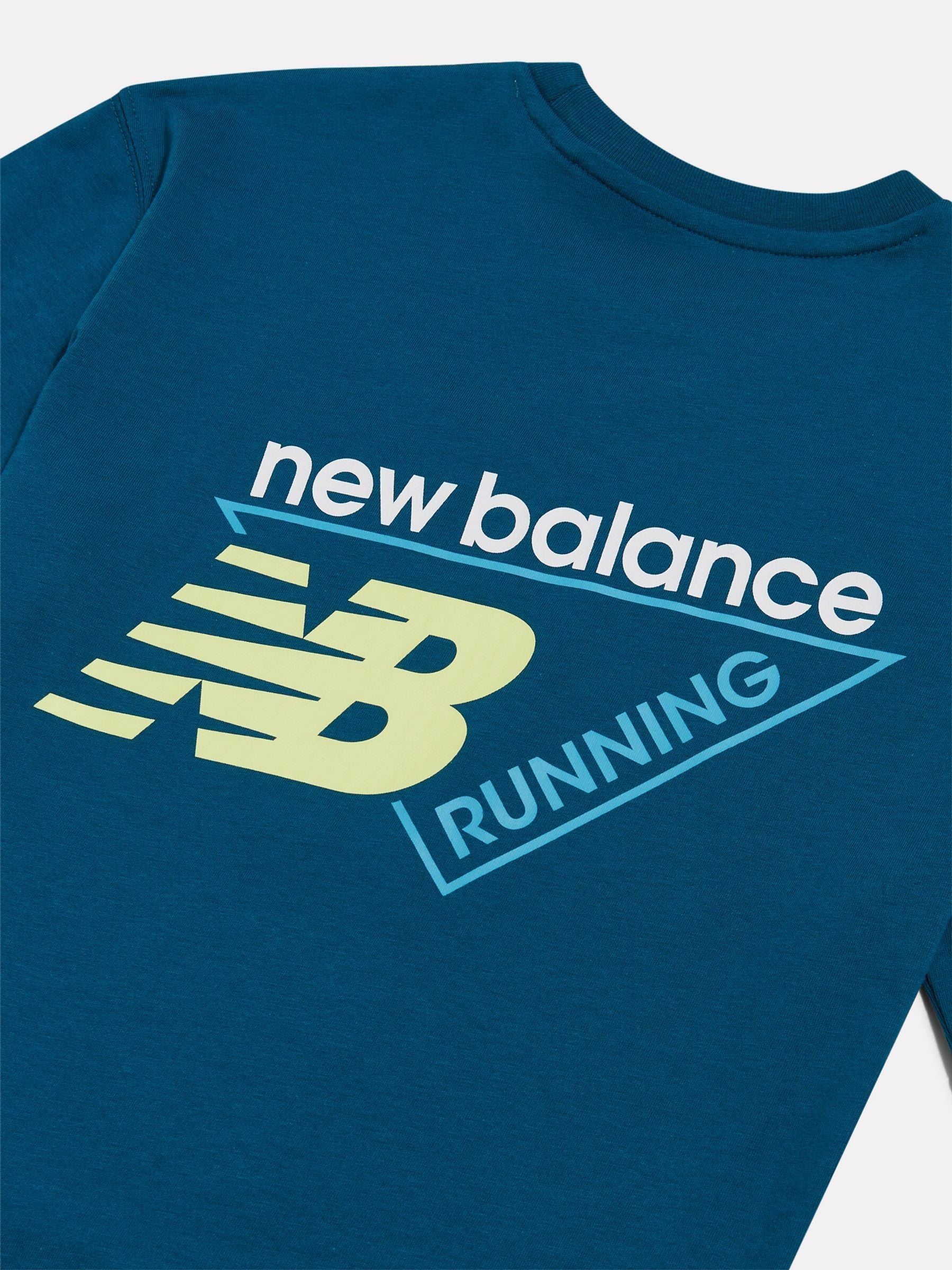 Dsiney Kidz - New Balance Blue Athletics Running Graphic T-Shirt image 4
