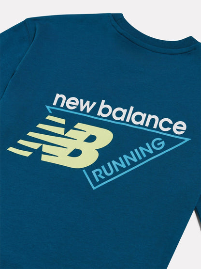 Dsiney Kidz - New Balance Blue Athletics Running Graphic T-Shirt image 4