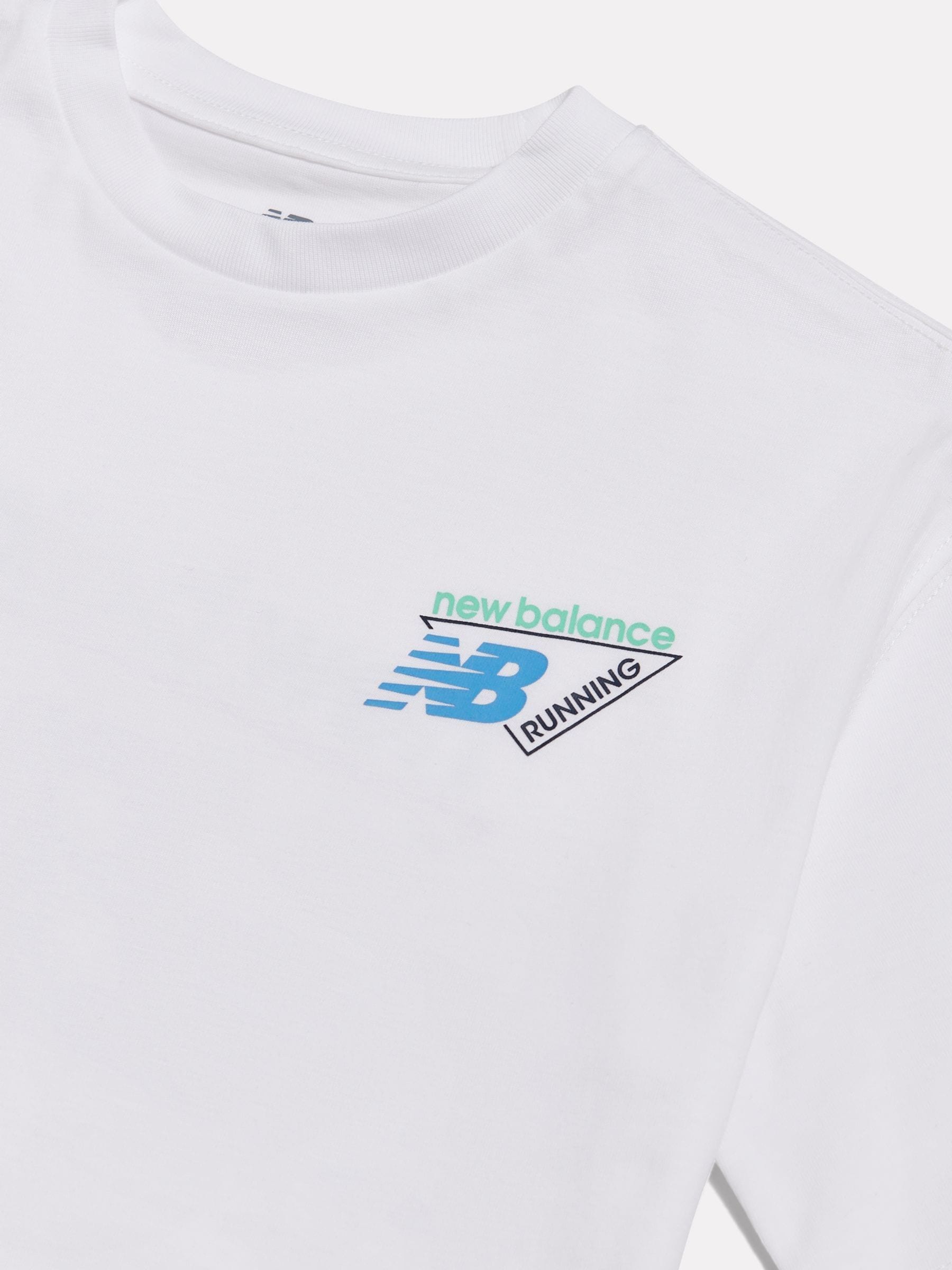 Dsiney Kidz - New Balance White Athletics Running Graphic T-Shirt image 3