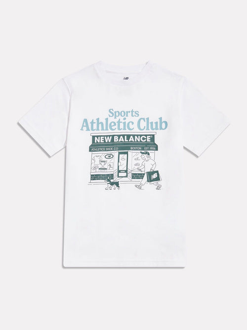 Dsiney Kidz - New Balance White Sports Club Graphic T-Shirt image 1