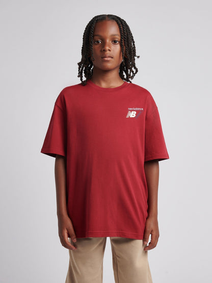 Dsiney Kidz - New Balance Red Athletics Running Graphic T-Shirt image 1