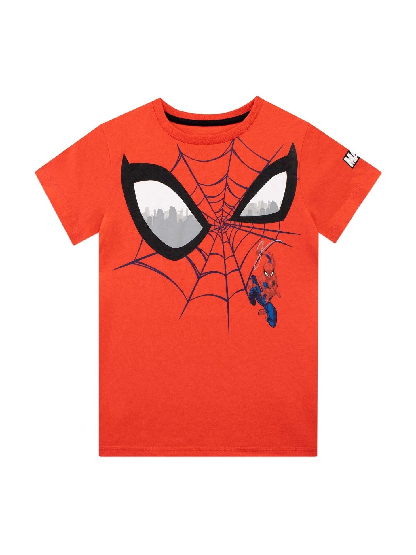 Dsiney Kidz - Character Red 100% Cotton Spider-Man 2 Multipack Short Sleeve T-Shirt image 2