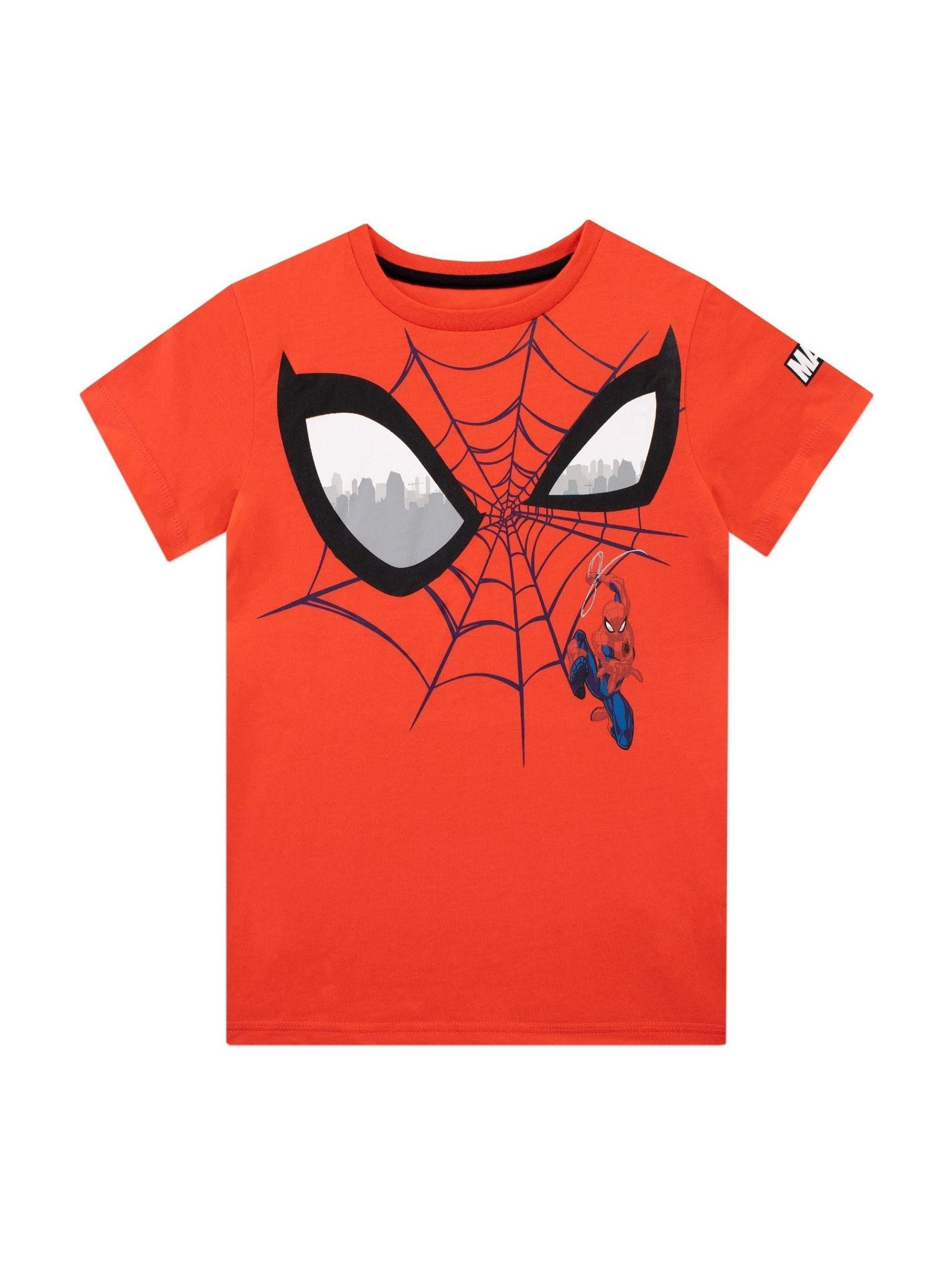 Dsiney Kidz - Character Red 100% Cotton Spider-Man 2 Multipack Short Sleeve T-Shirt image 2