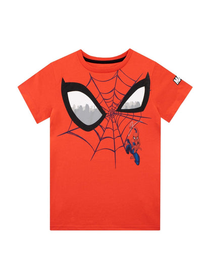 Dsiney Kidz - Character Red 100% Cotton Spider-Man 2 Multipack Short Sleeve T-Shirt image 2