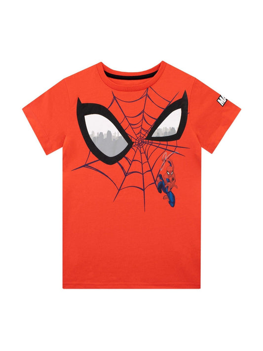 Dsiney Kidz - Character Red 100% Cotton Spider-Man 2 Multipack Short Sleeve T-Shirt image 2