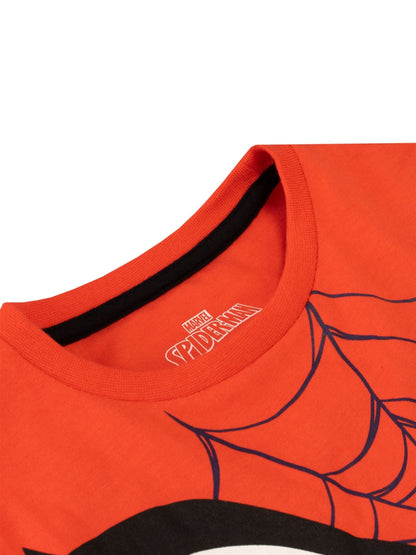 Dsiney Kidz - Character Red 100% Cotton Spider-Man 2 Multipack Short Sleeve T-Shirt image 4