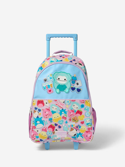 Smiggle Purple Squishmallows Trolley Backpack with Light Up Wheels - image 2