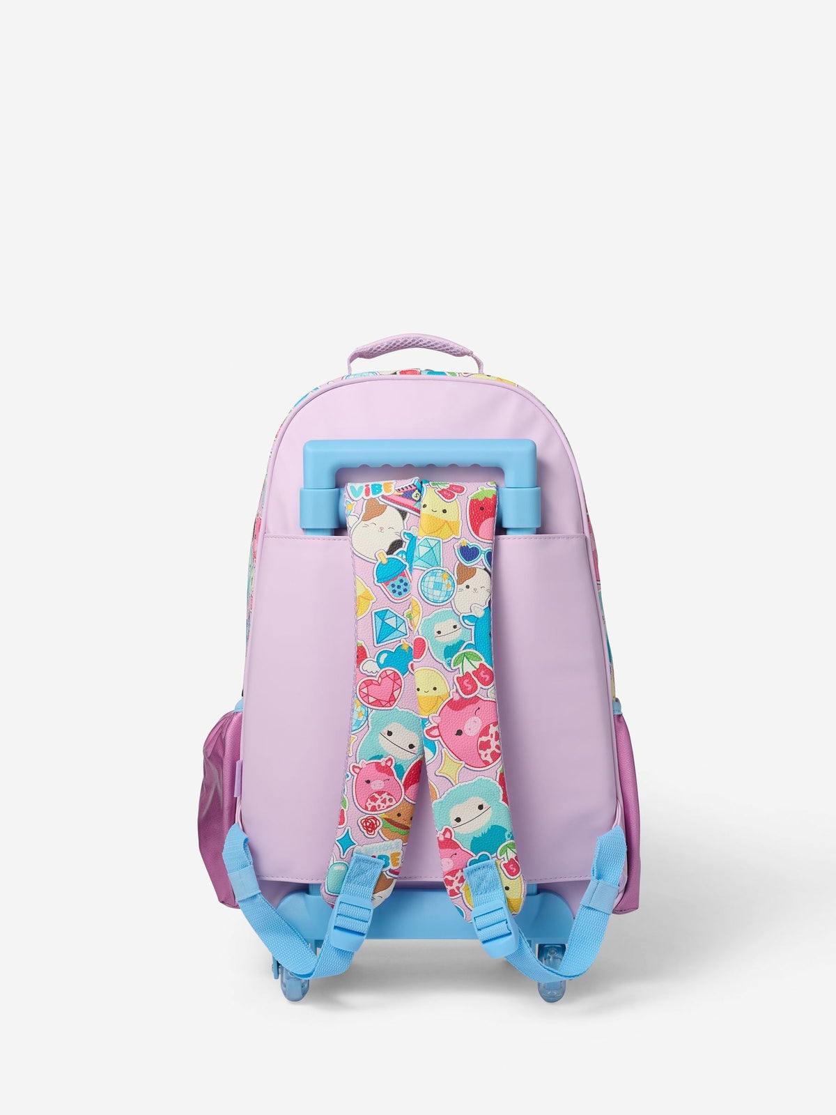 Smiggle Purple Squishmallows Trolley Backpack with Light Up Wheels - image 4
