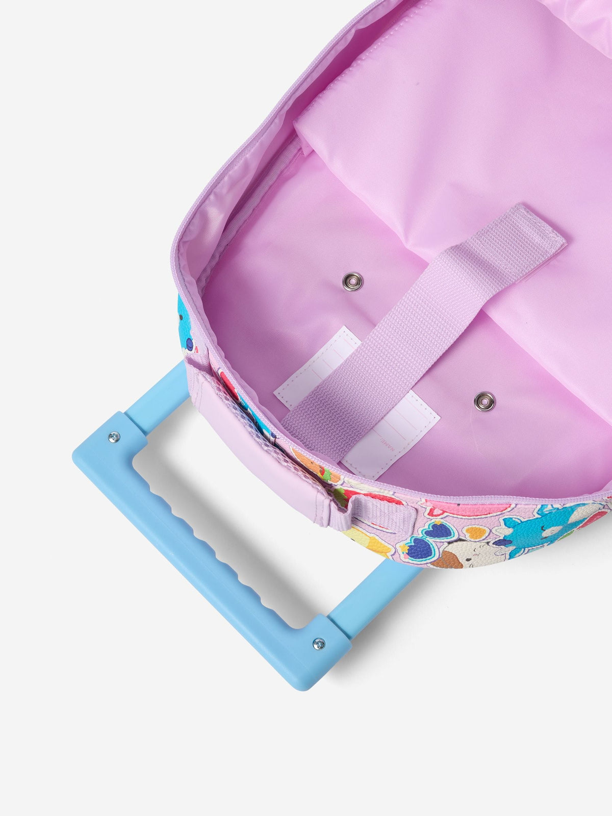 Smiggle Purple Squishmallows Trolley Backpack with Light Up Wheels - image 5