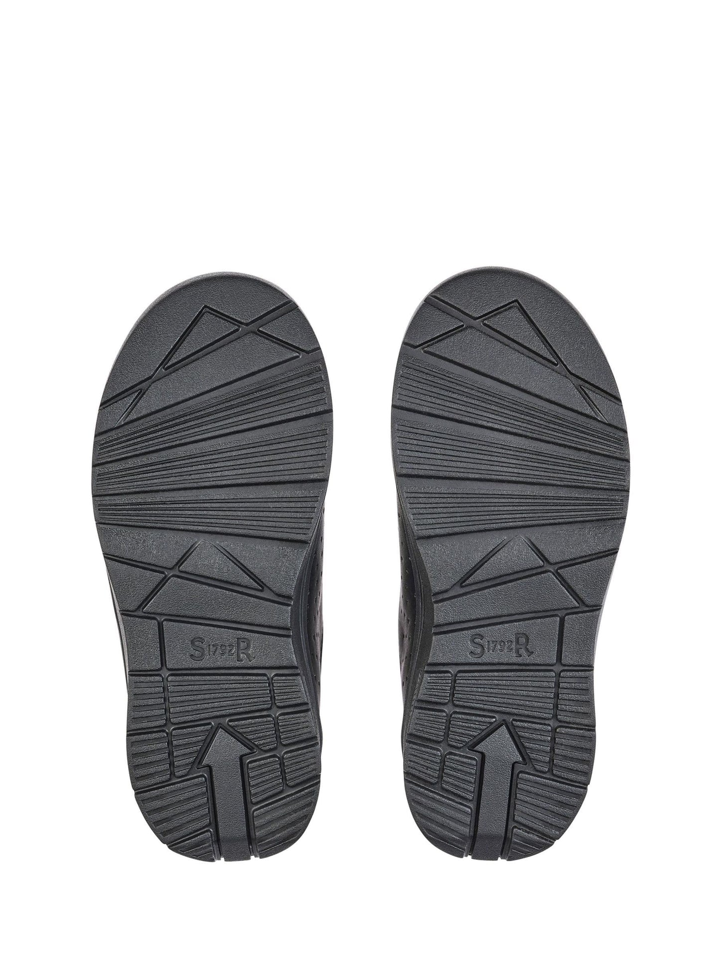 Start Rite Black Wide Fit Rocket Rip-Tape Space Theme Leather School Shoes image 6