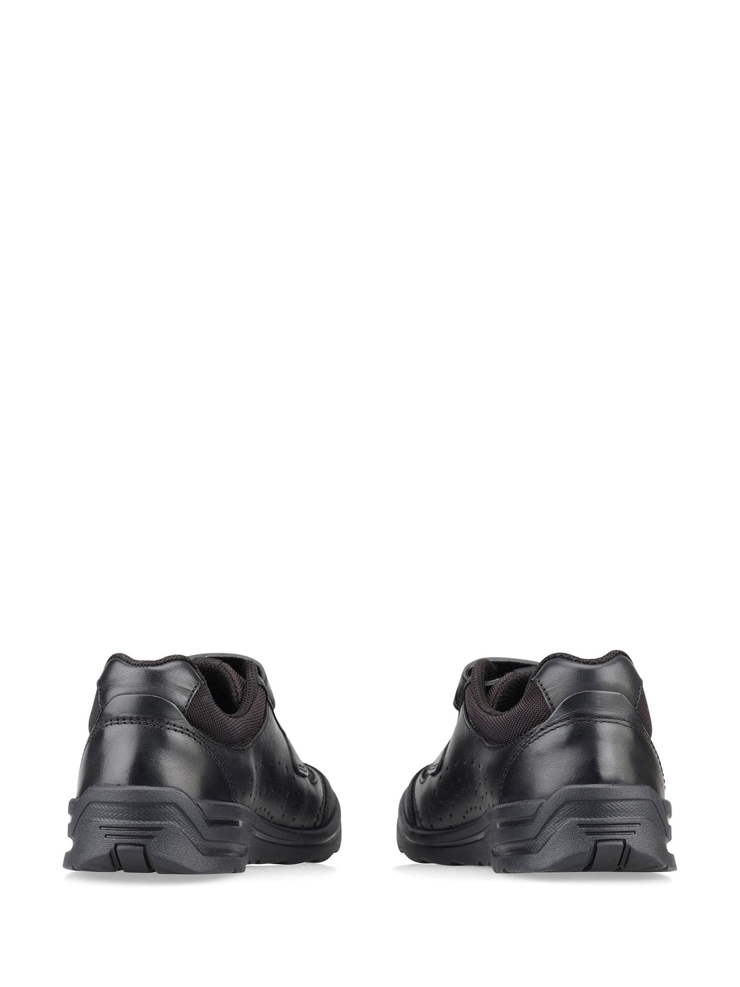 Start Rite Black Wide Fit Rocket Rip-Tape Space Theme Leather School Shoes image 7