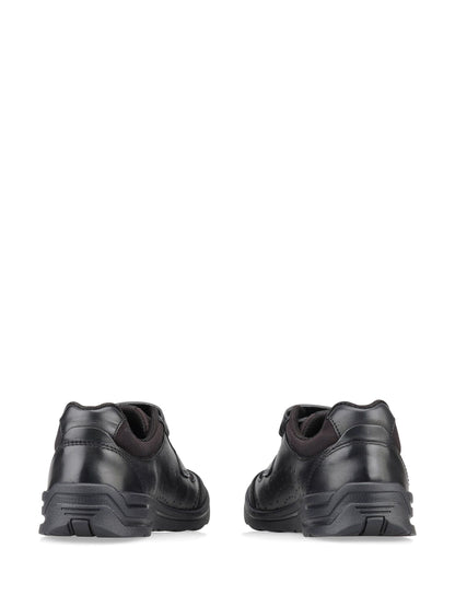 Start Rite Black Wide Fit Rocket Rip-Tape Space Theme Leather School Shoes image 7
