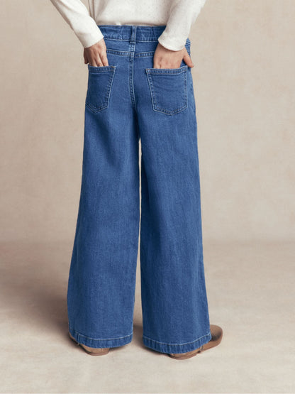 Dsiney Kidz - Boden Blue Wide Leg Jeans image 3